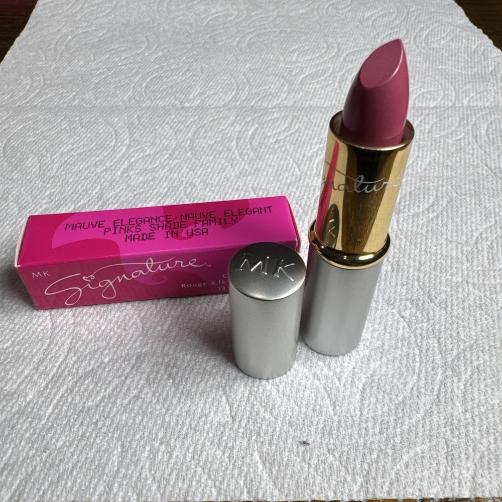 New Mary Kay Signature Creme Lipstick Mauve Elegance #2678 Full Size